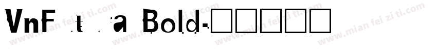 VnFutura Bold字体转换